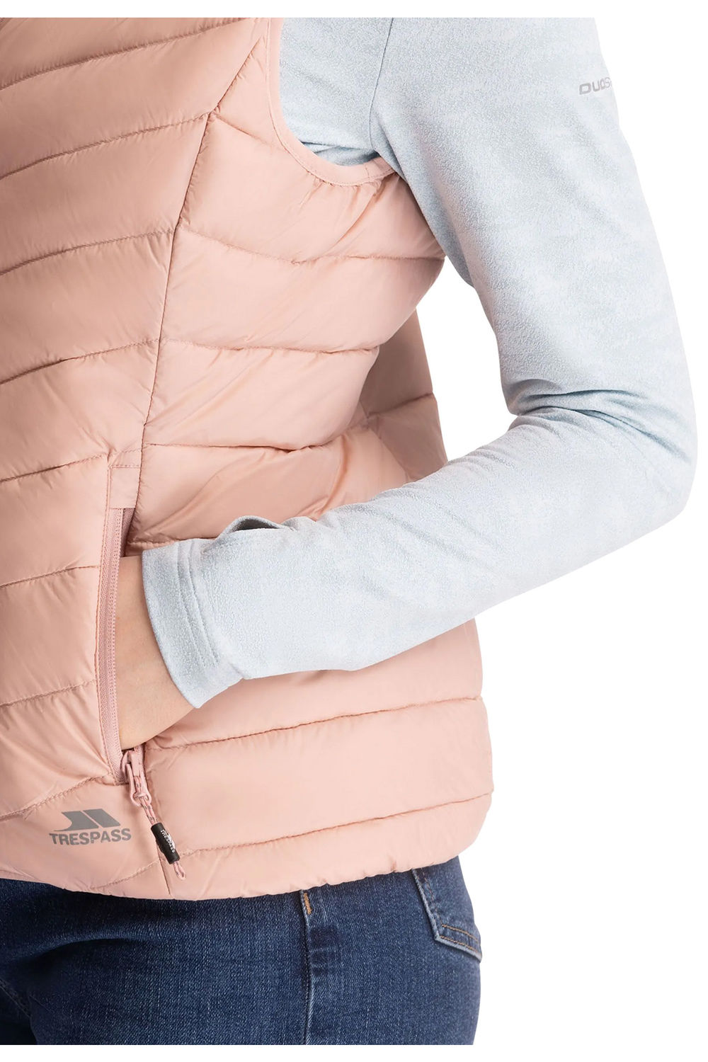 Light Grey Giana Down Gilet, Image 3 of 4