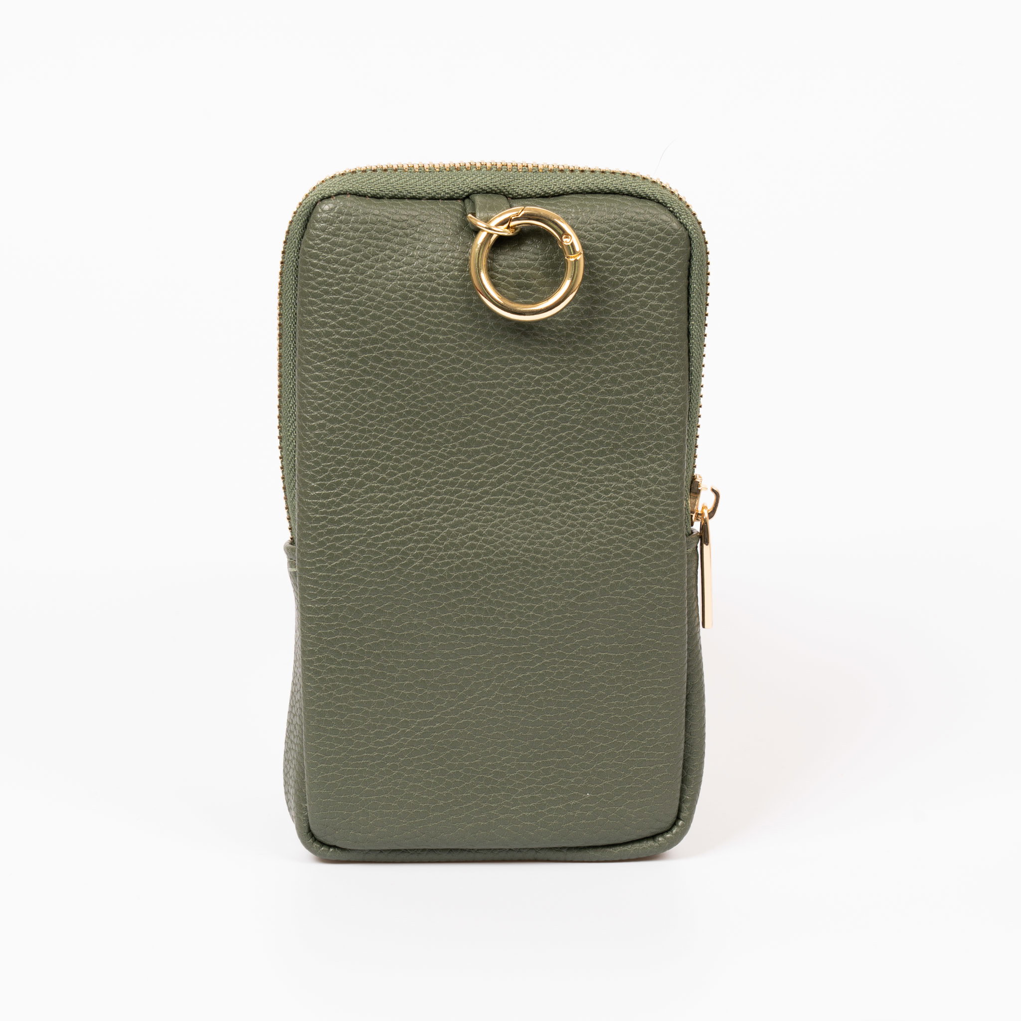 Khaki Faux Leather Glasses Case, Image 3 of 3