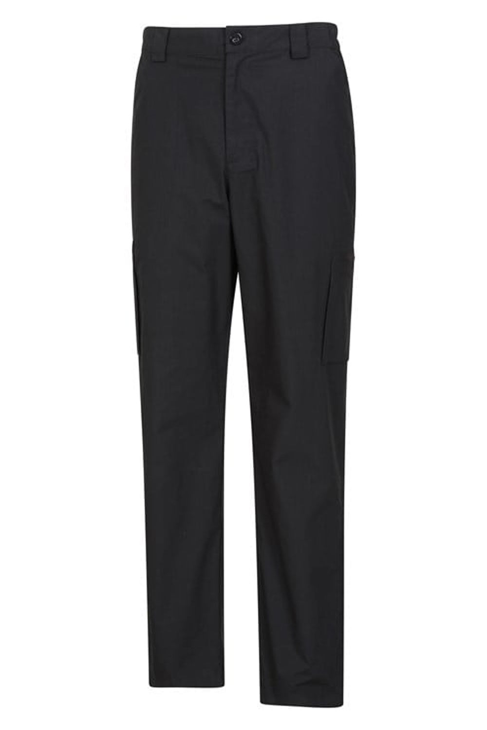 Black Stretch Short Hiking Trousers, Image 3 of 4