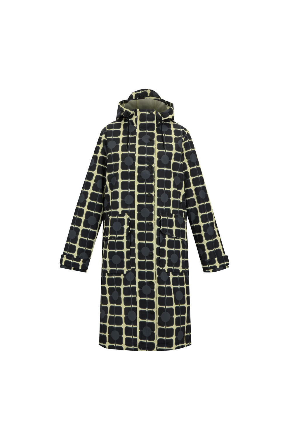 Multi Orla Kiely Poppy Long Jacket, Image 2 of 5