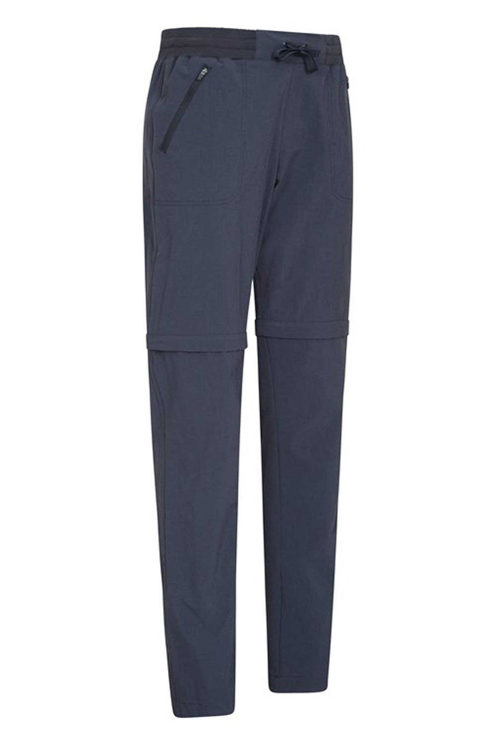 Navy Mountain Warehouse Navy Explorer ZipOff Hiking Trousers, Image 3 of 7