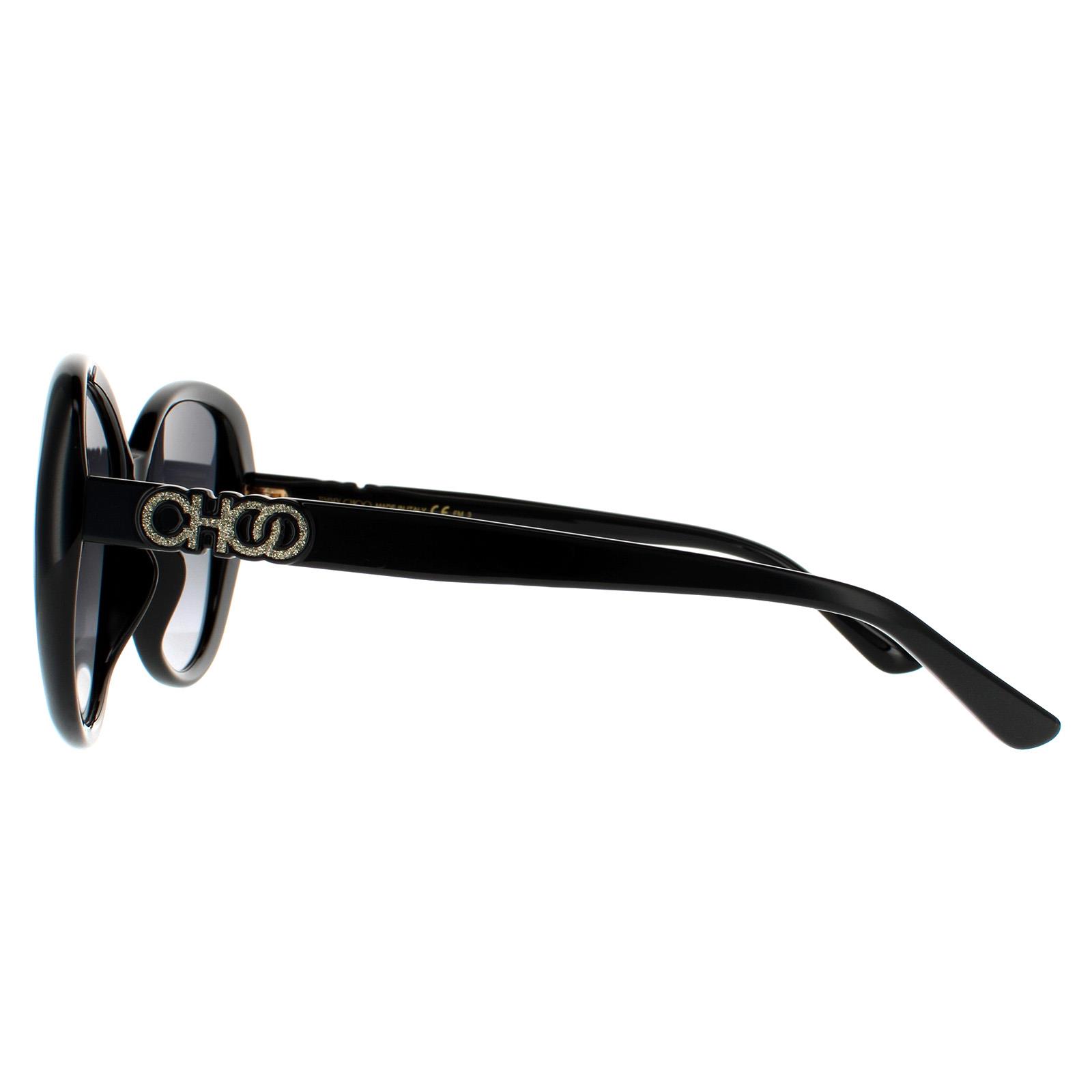 Black Fashion Black Dark Grey Gradient Sunglasses, Image 3 of 6