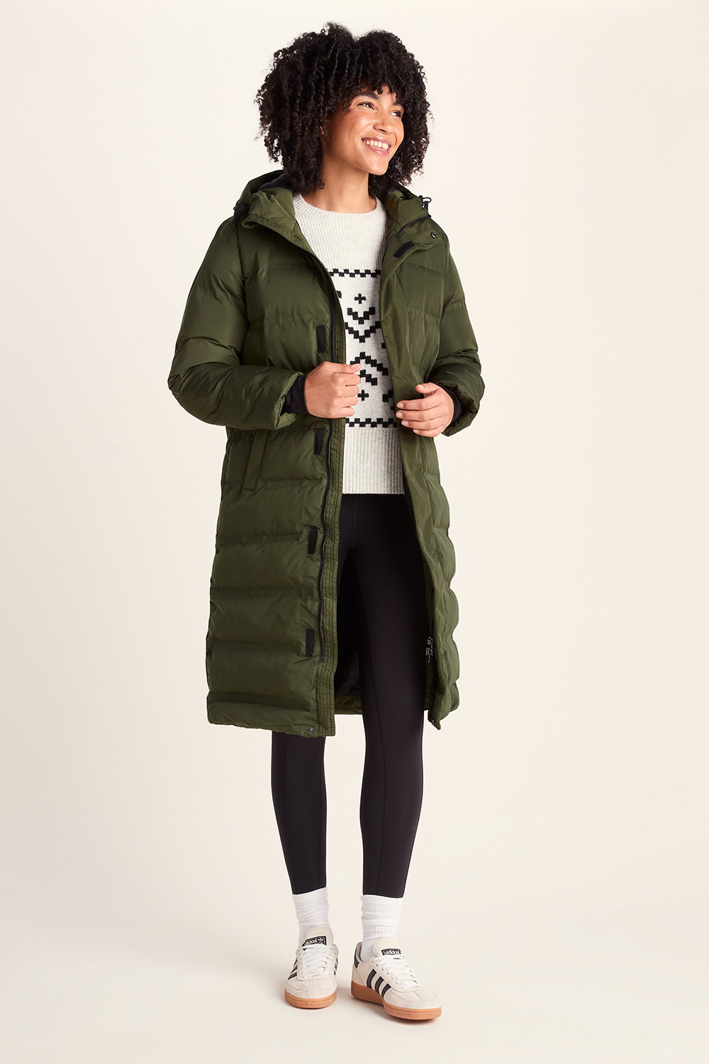 Dark Green Glaston Shower Resistant Insulated Parka, Image 4 of 5