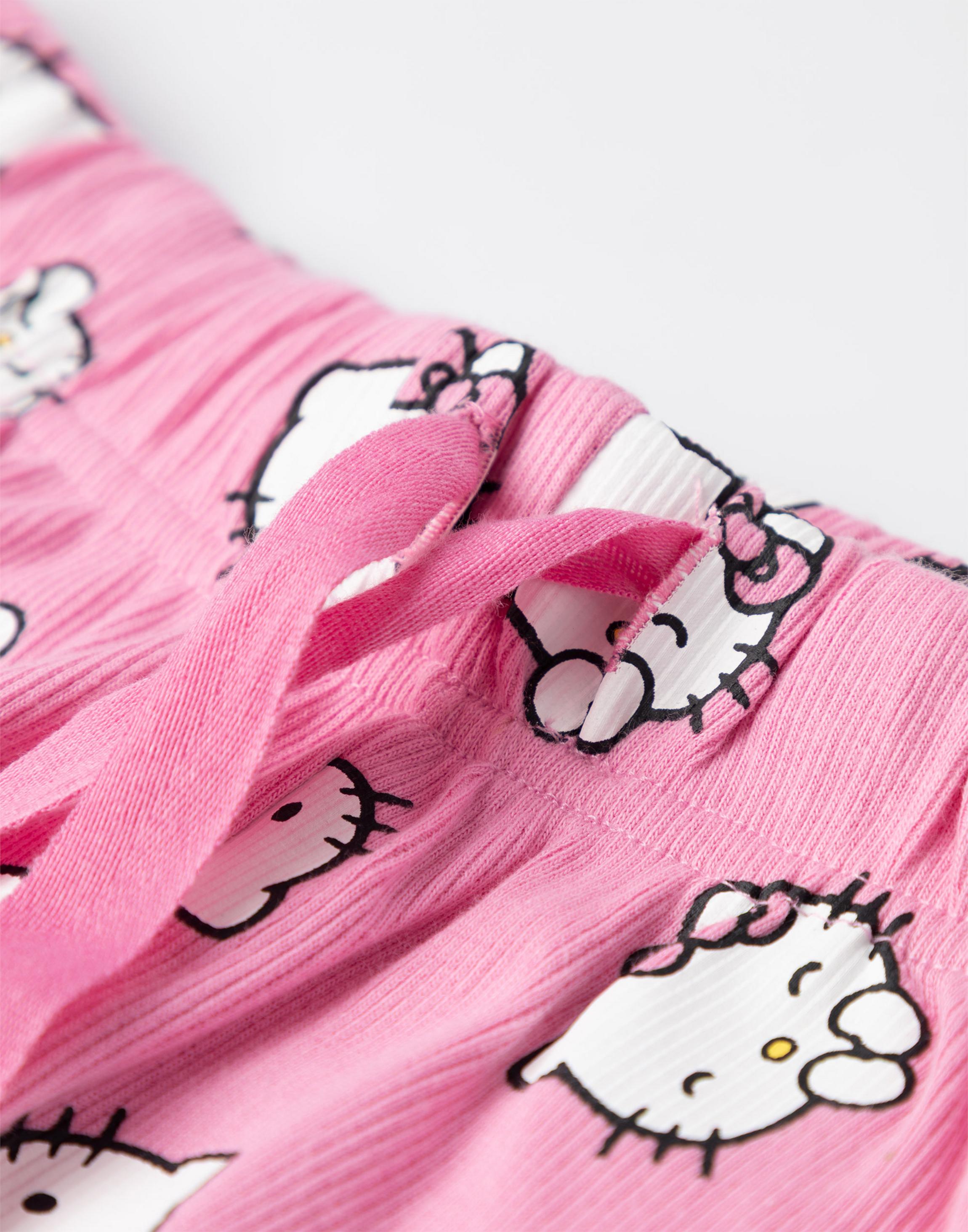 Pink Hello Kitty Vest and Shorts Pyjama Set, Image 6 of 6