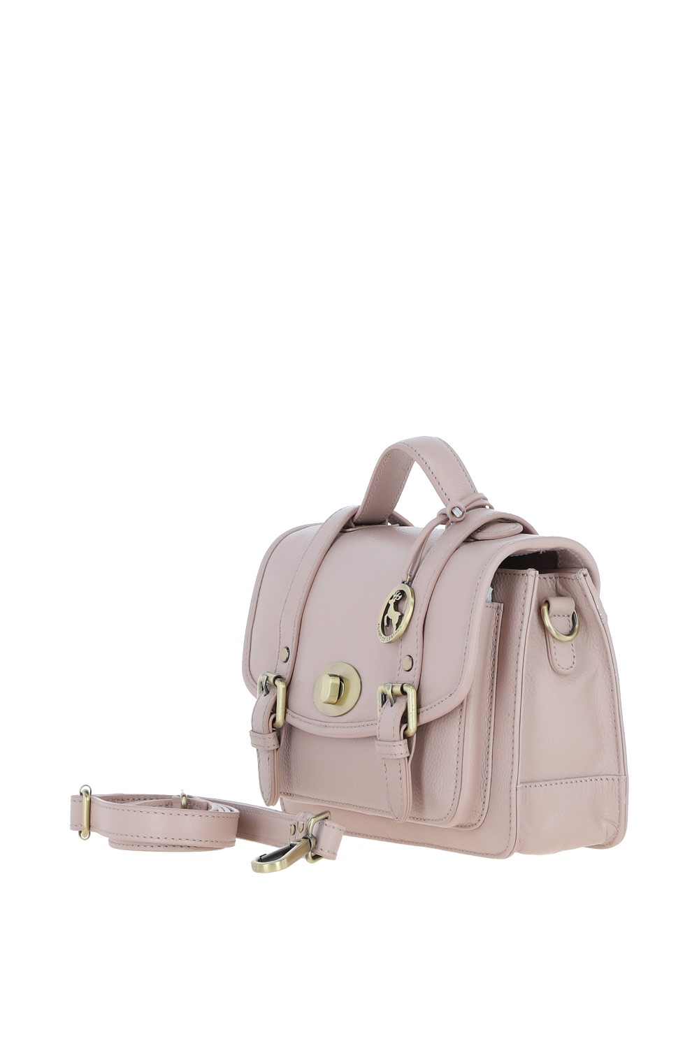 Beige Ashwood Leather Beige Stylish Real Leather Large Satchel Bag, Image 2 of 4