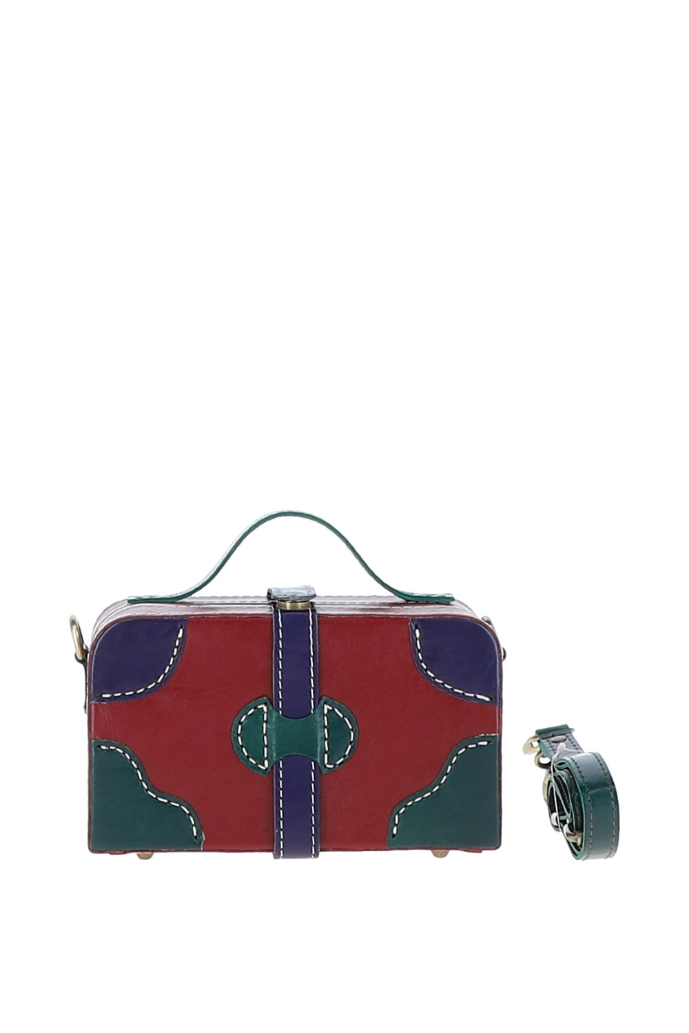 Red 'Adelaide' Leather Shoulder Bag, Image 3 of 4