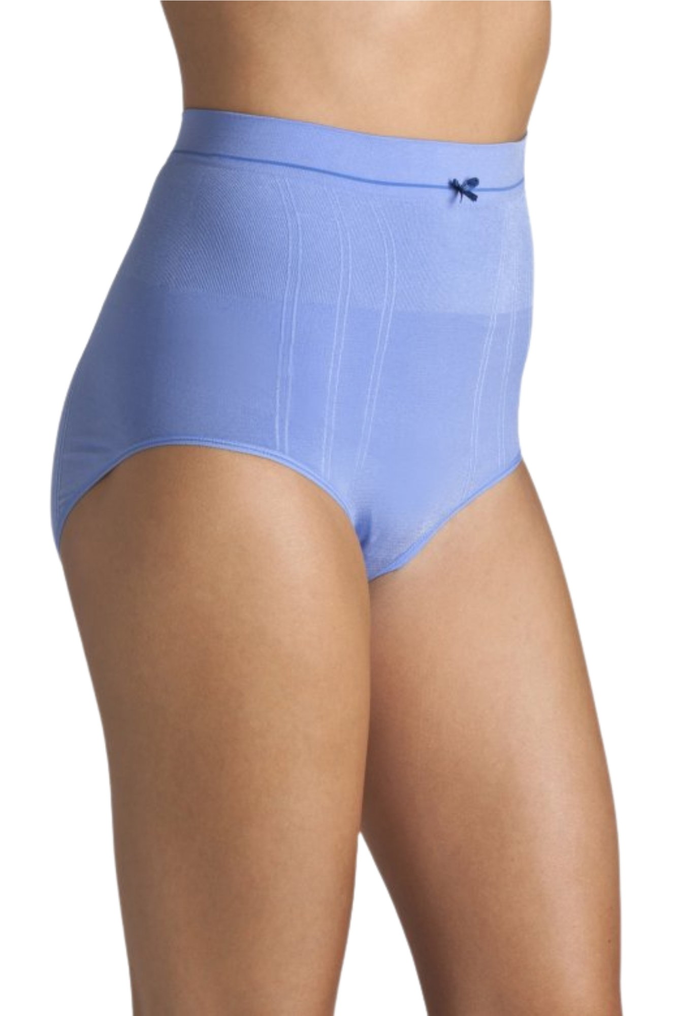 Blue 2 Pack Seamless High Waist Briefs, Image 4 of 4