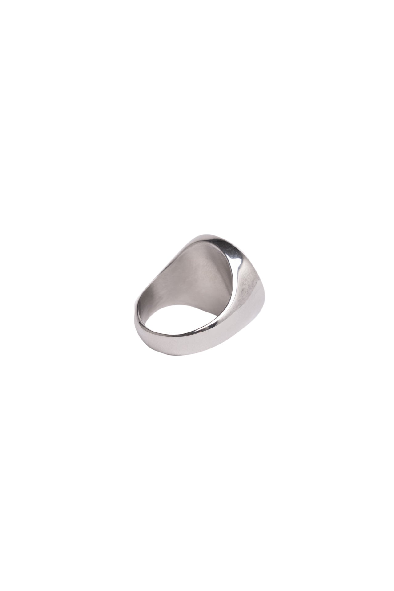 Silver Compass Signet Pinky Ring, Image 3 of 3