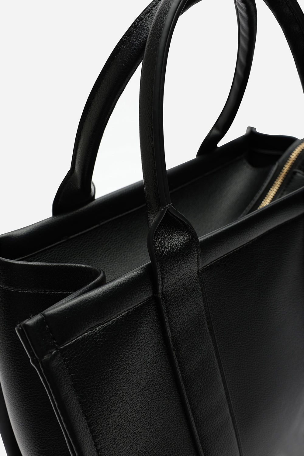 Black Quarry Tote bag With Top Grab Handles, Image 4 of 7