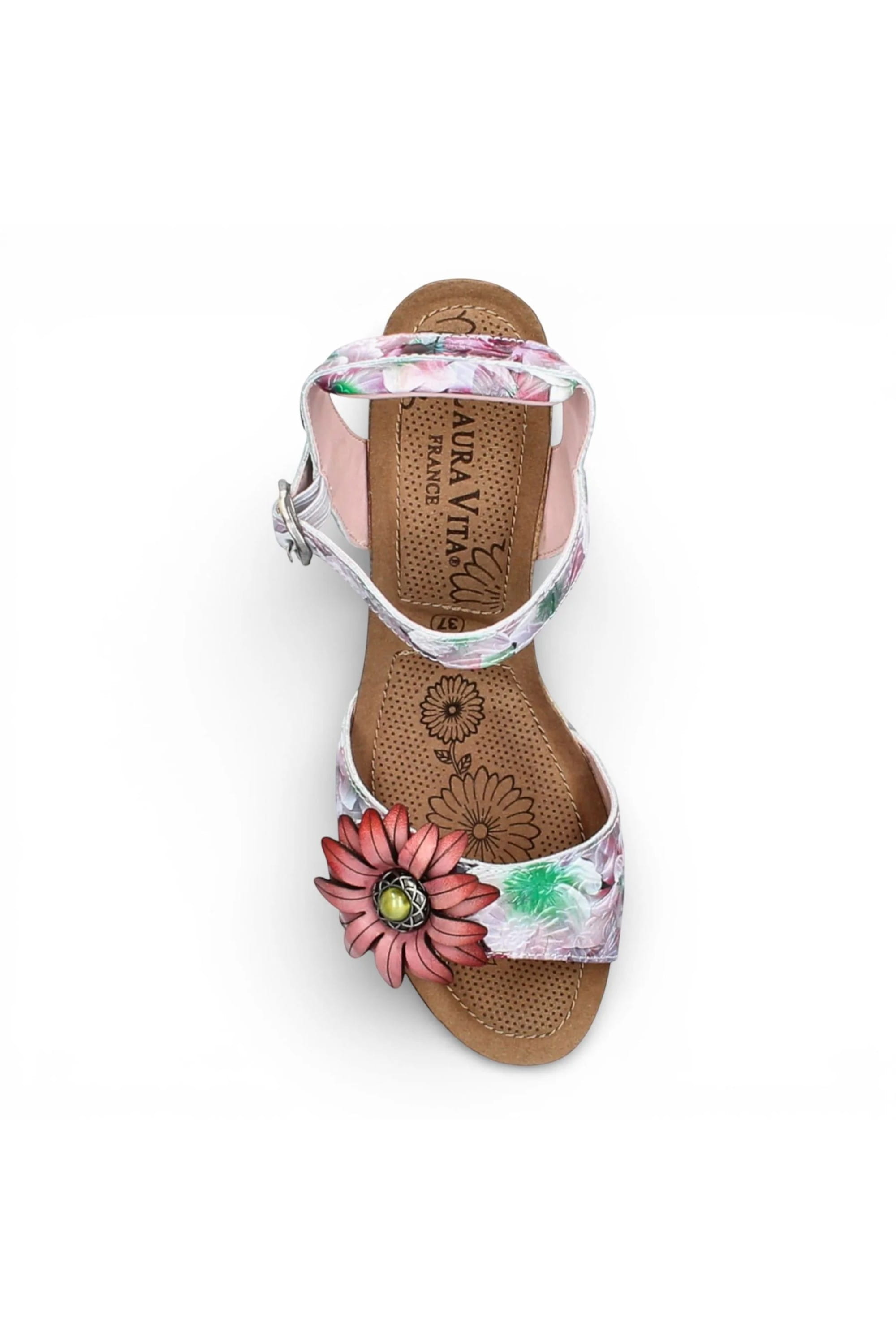 Purple Womens Durable Wedge Sandals-FACYO-75, Image 7 of 7