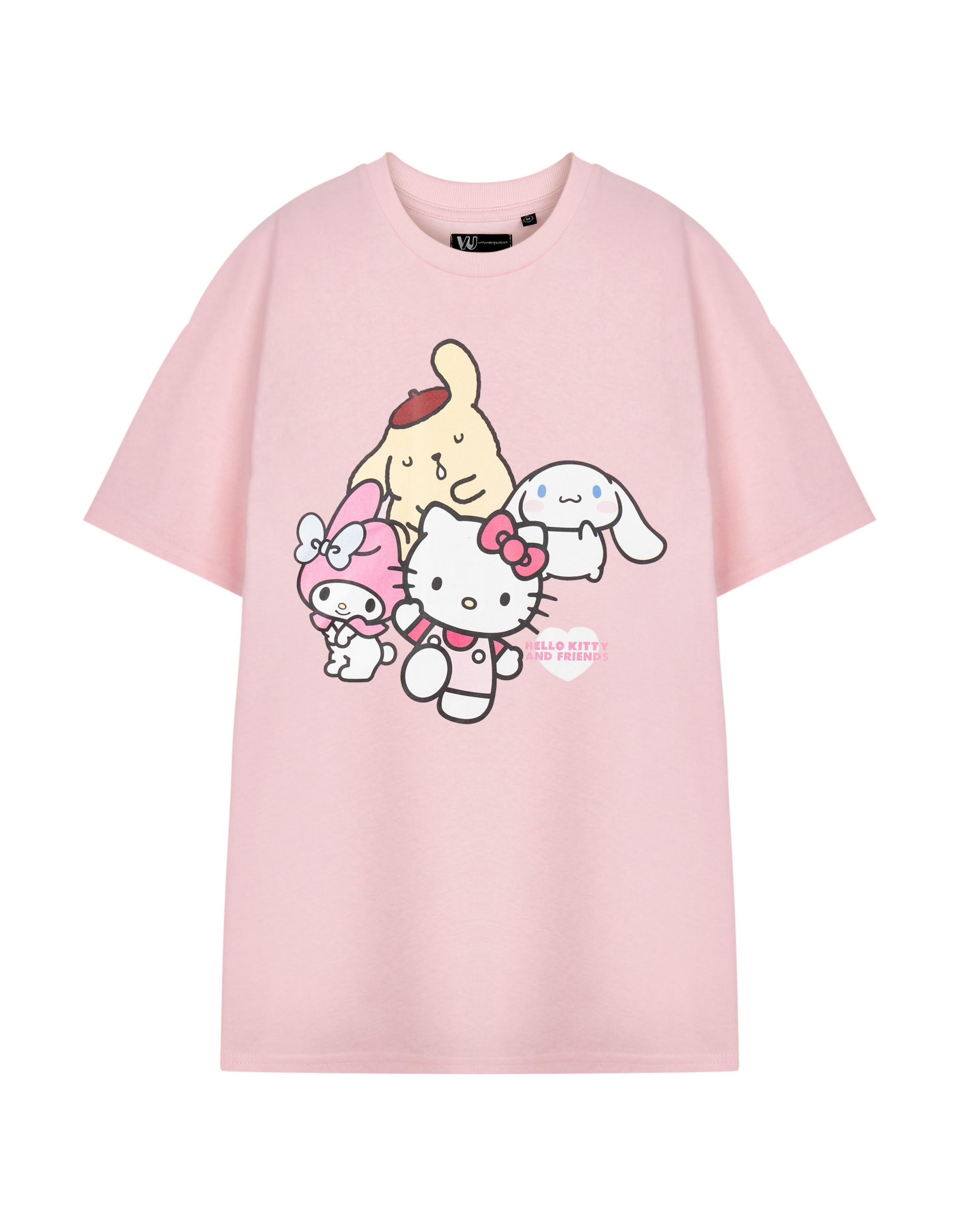 Pink Hello Kitty Sanrio Friends XX-Large T-Shirt, Image 1 of 6