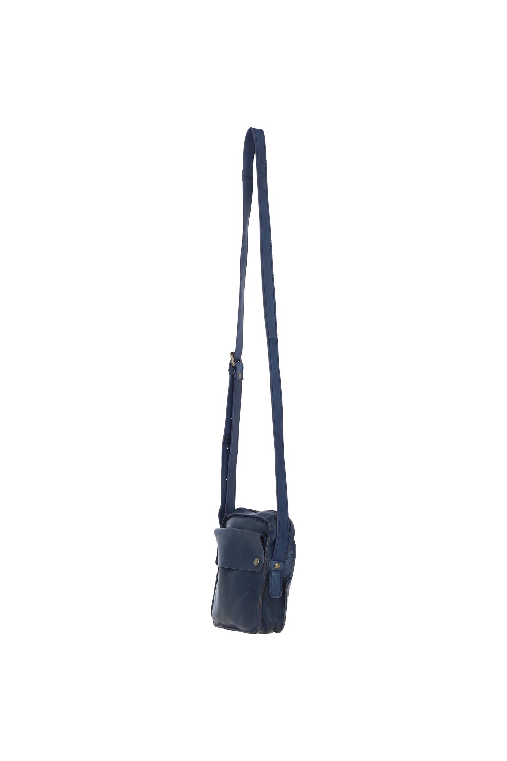 Navy Ashwood Leather Navy Real Leather Cross Body Bag, Image 2 of 4