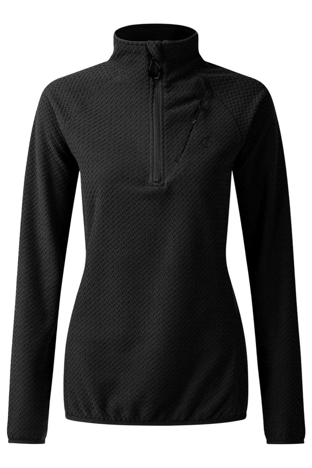 Black Switch Up Fleece Top