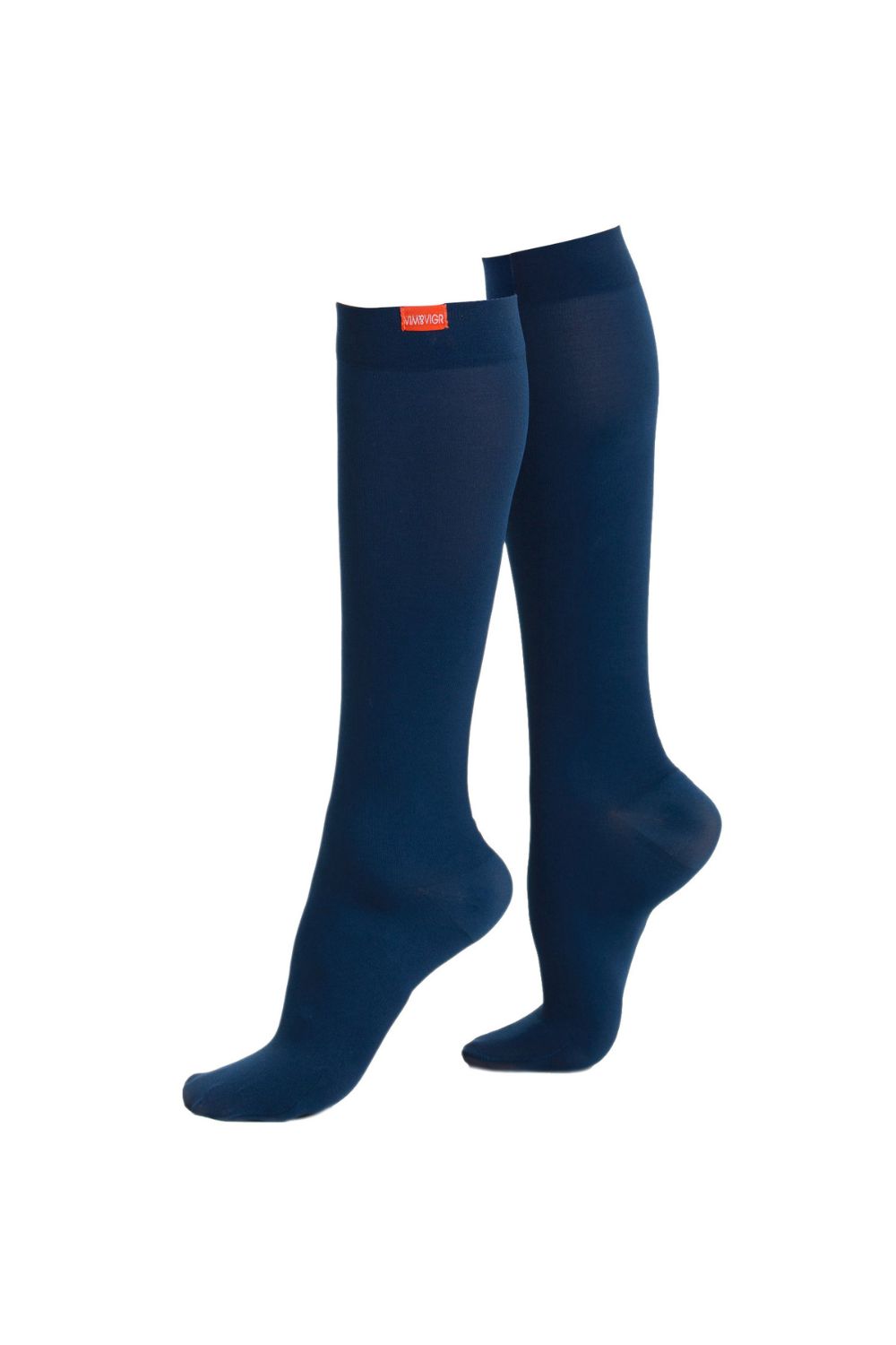 Navy Nylon 15-20mmhg Compression Socks, Image 1 of 5