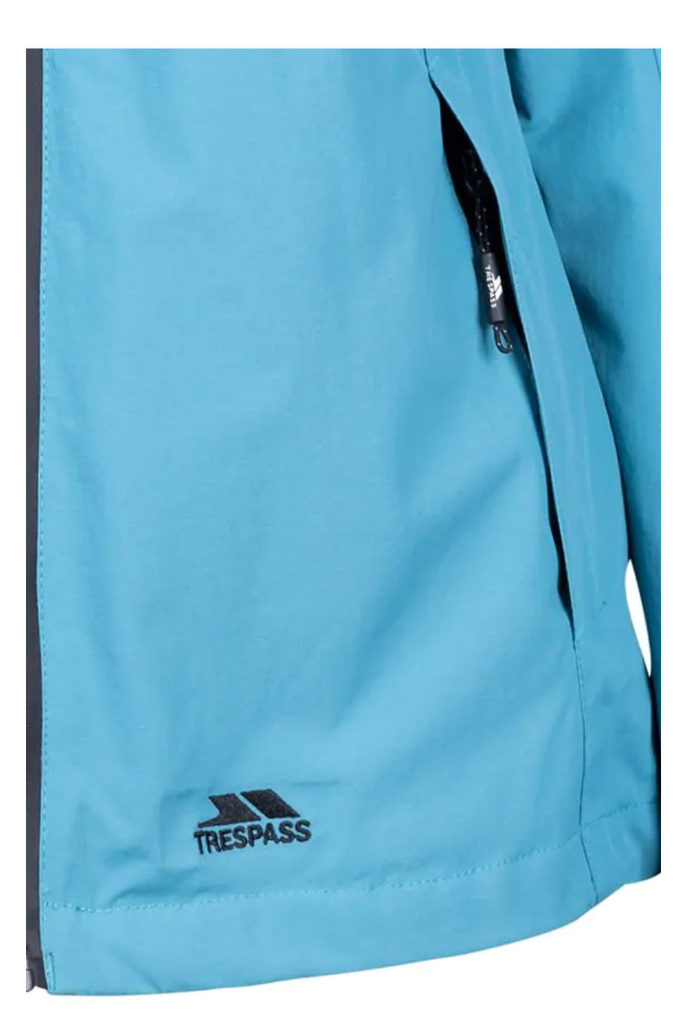 Steel Blue Trespass Steel Blue Tilbury TP75 Waterproof Jacket, Image 3 of 4