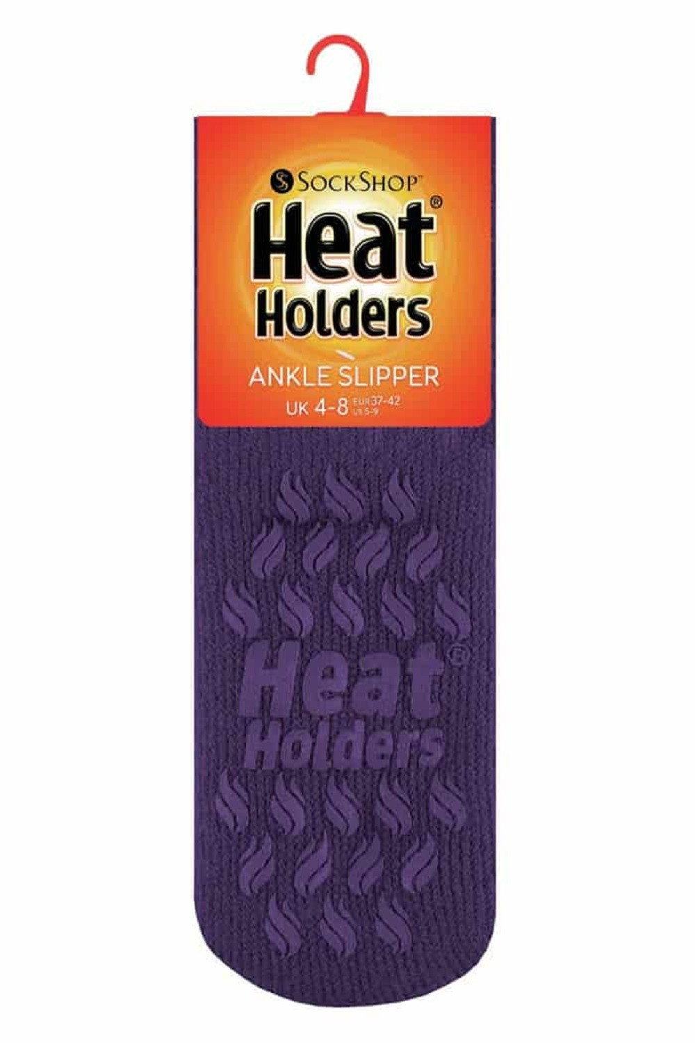 Plum Ladies Thick Warm 2.3 Tog Thermal Ankle Slipper Socks, Image 2 of 4
