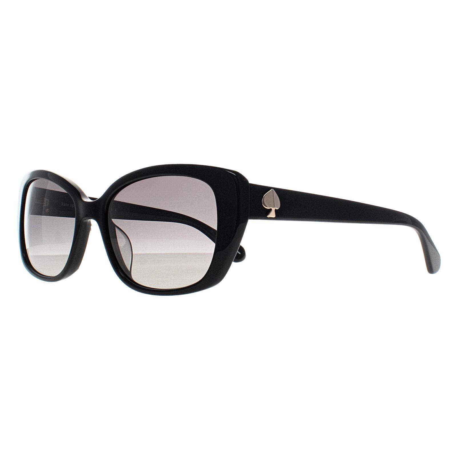 Black Kate Spade Black Rectangle Black Gray Gradient Polarized Kenzie/G/S, Image 2 of 4