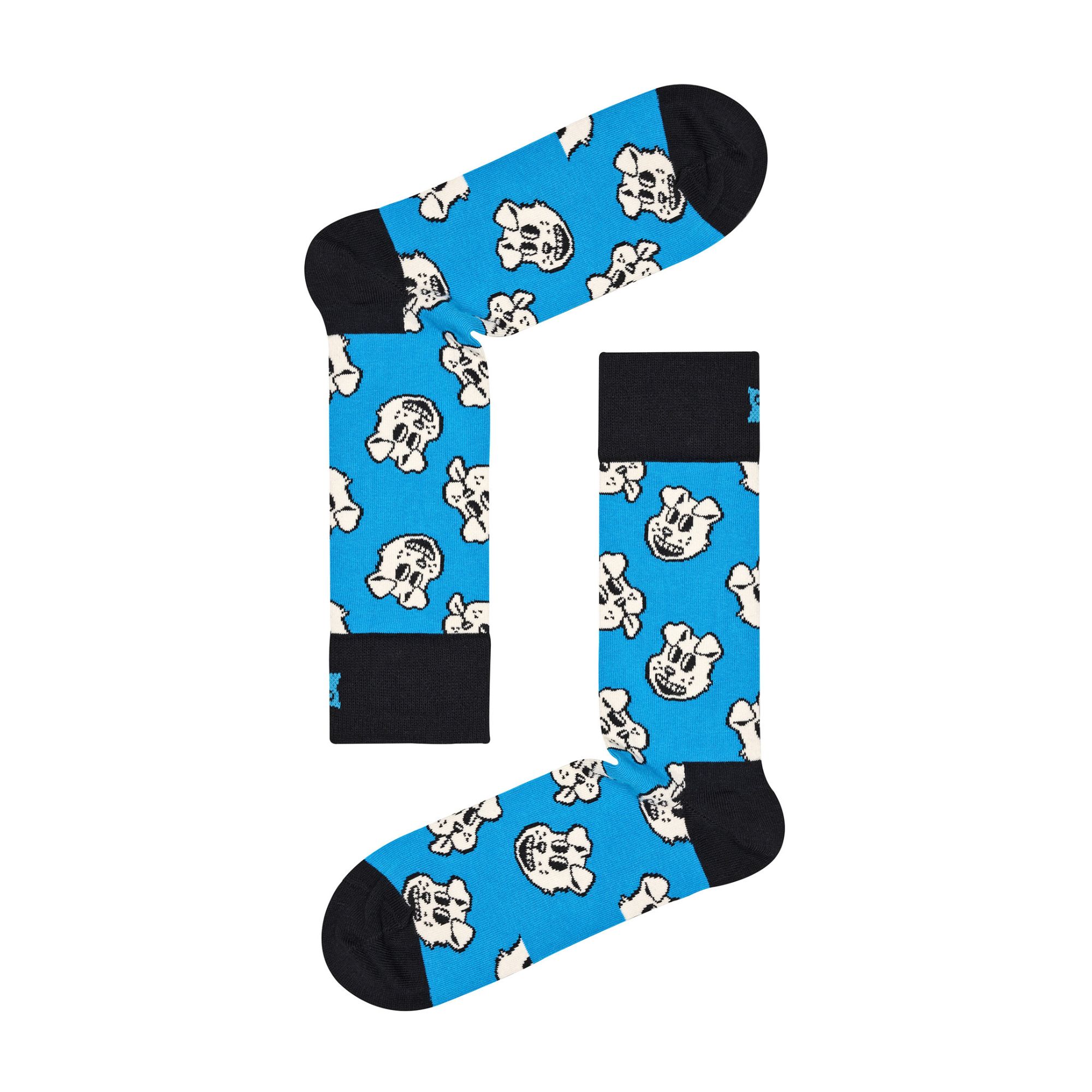 Blue 1 Pack & Cotton Blue Doggo Design Socks, Image 4 of 4