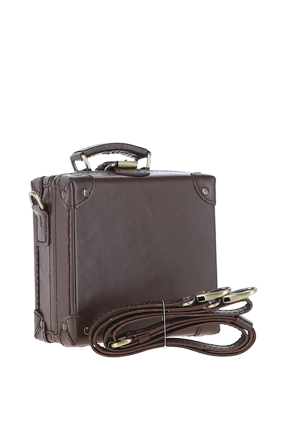 Brown Real Leather Trinket Box, Image 2 of 5