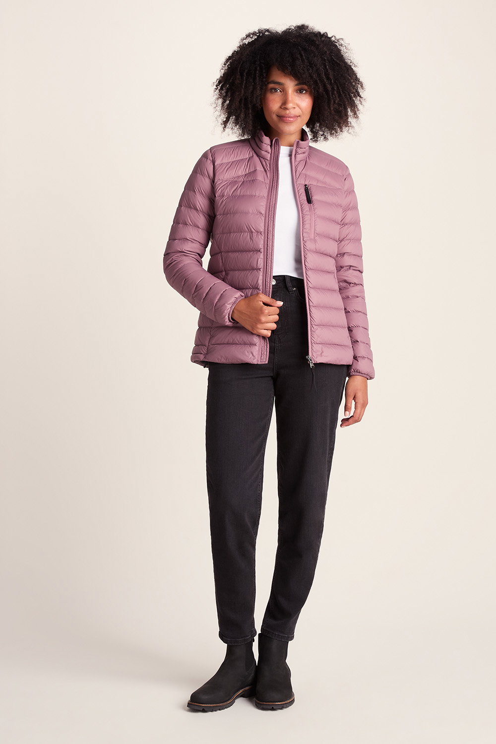 Mauve North RDS Certified Down Jacket, Image 4 of 5