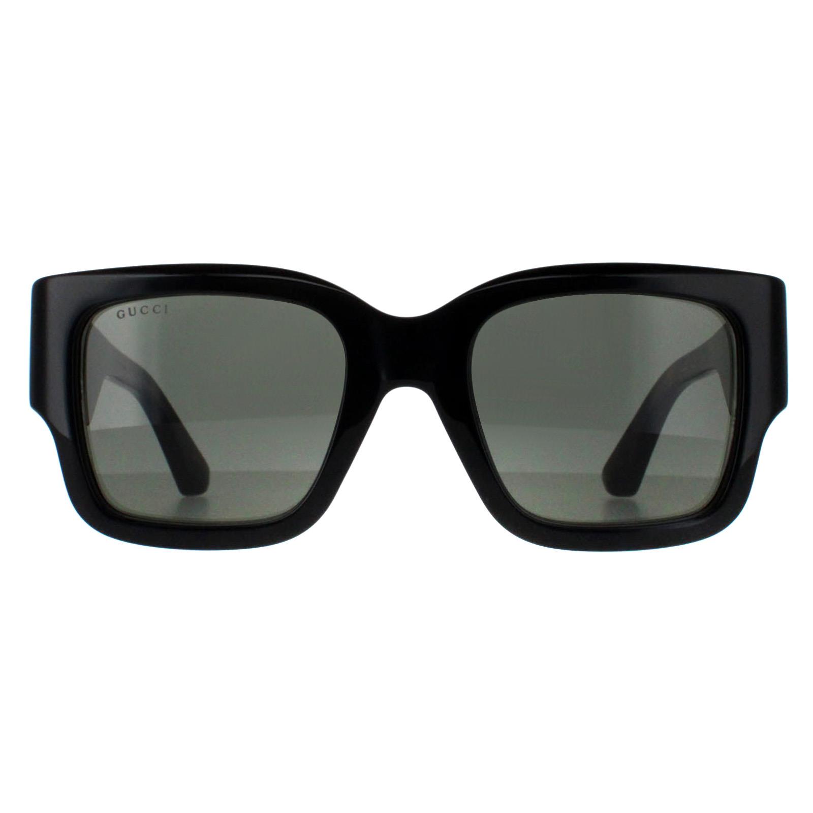 Black Gucci Black Square Black with Havana Grey GG1663S, Image 1 of 4