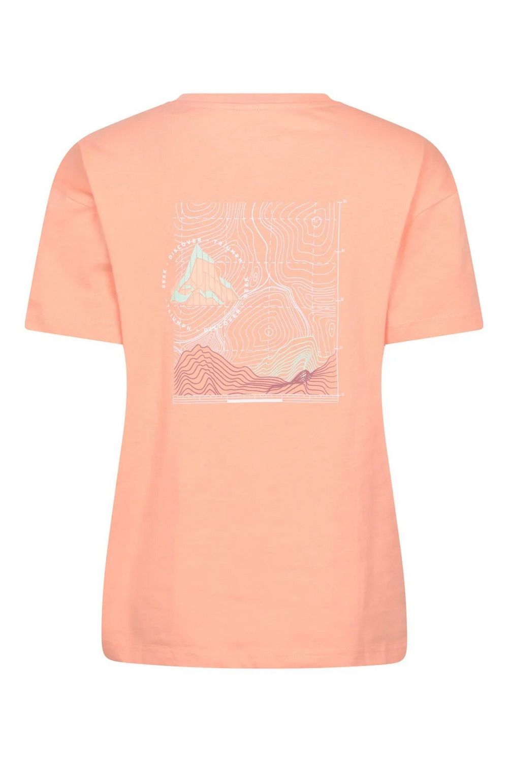 Light Pink Techy Mountain Relaxed Fit TShirt, Image 2 of 4