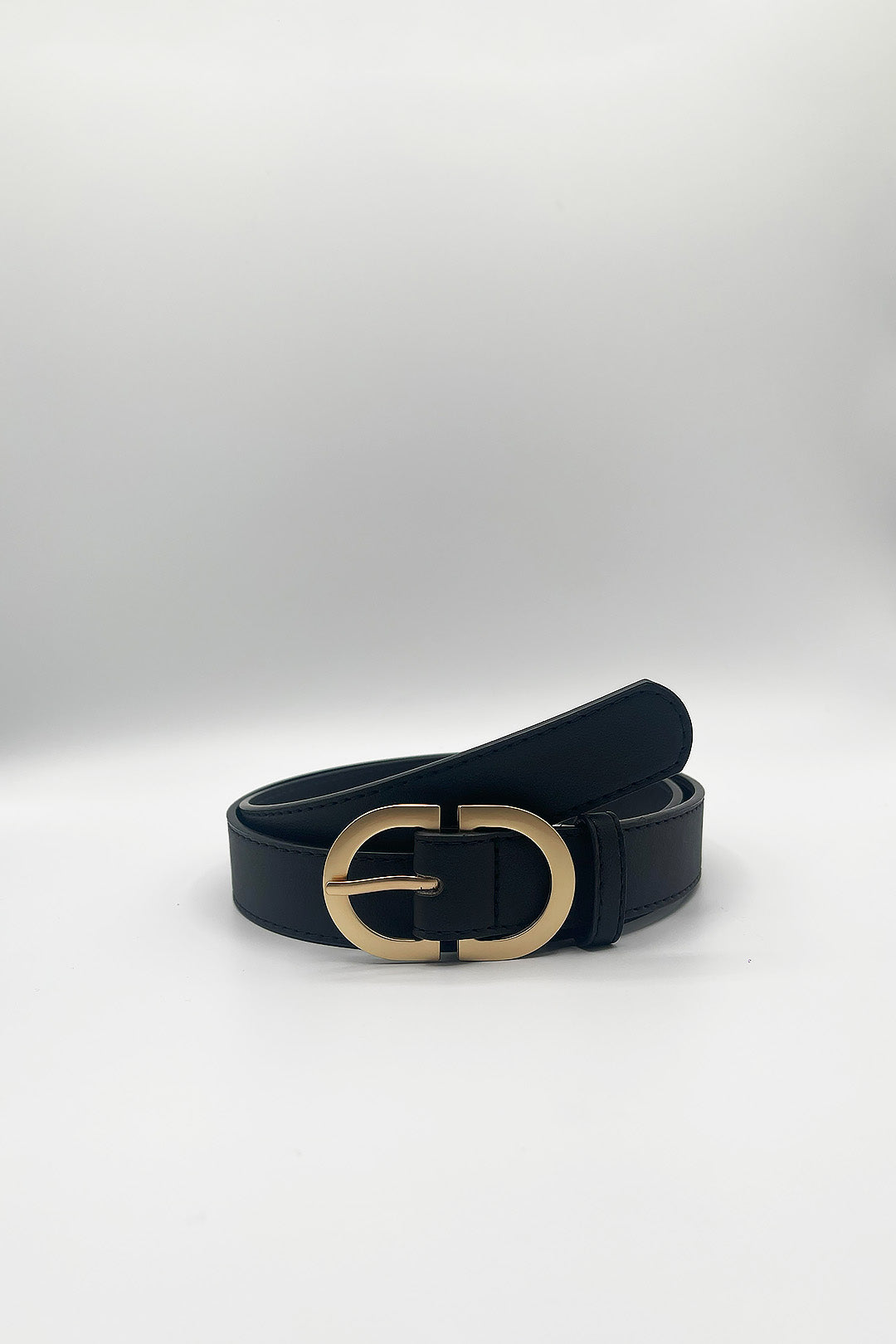 Black Gold Metal Buckle
