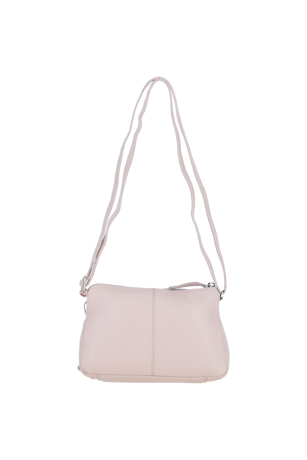 Light Pink Ashwood Leather Light Pink 'Perth' Elegant Real Leather Crossbody Bag, Image 4 of 5