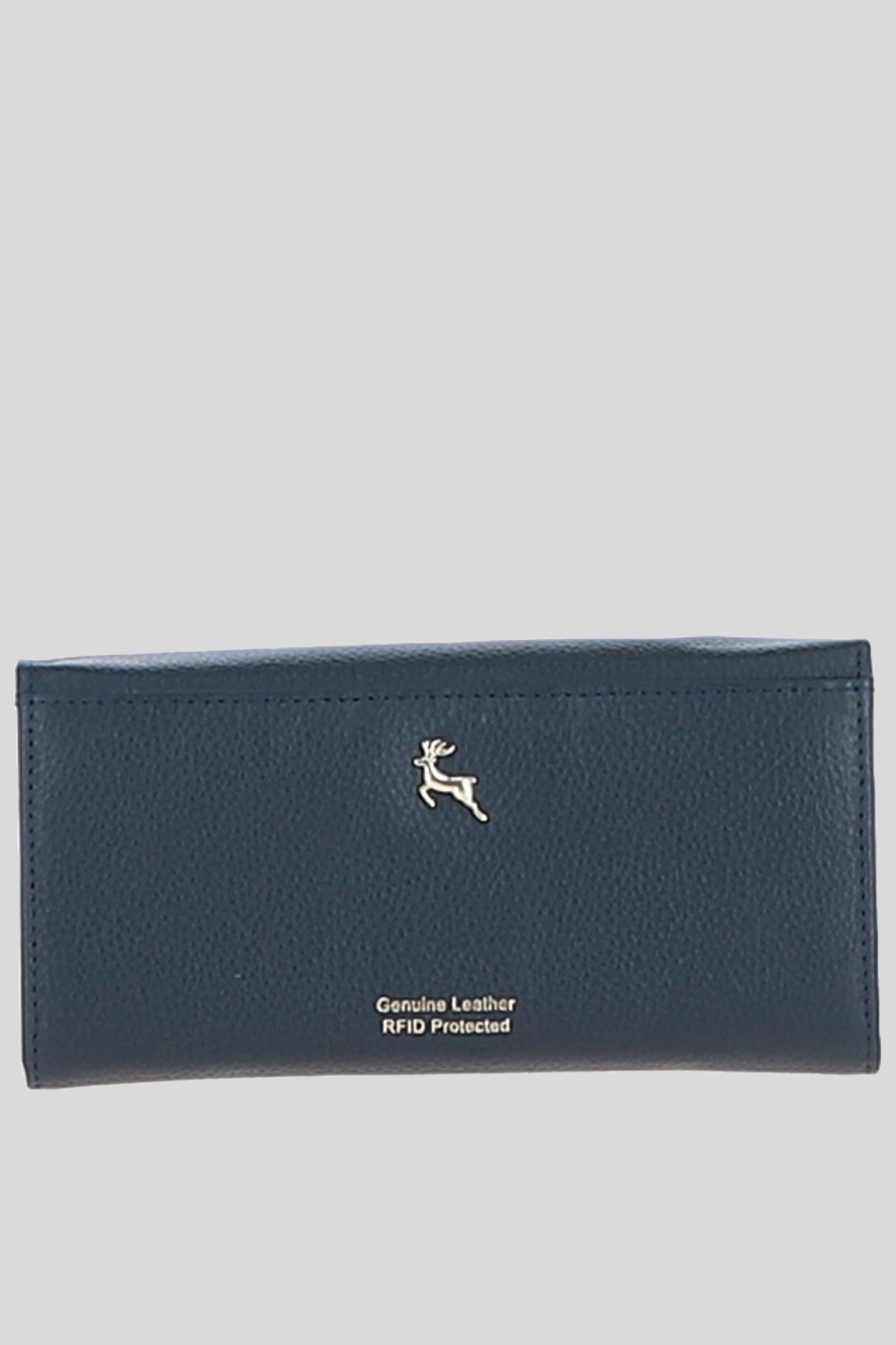 Navy 'Stellara' Real Leather Purse, Image 2 of 3