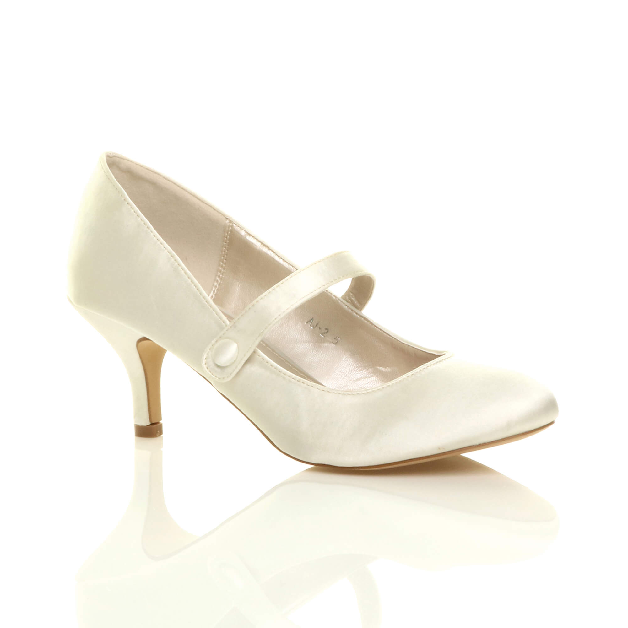Pink Mid Heel Mary Jane Court Shoes