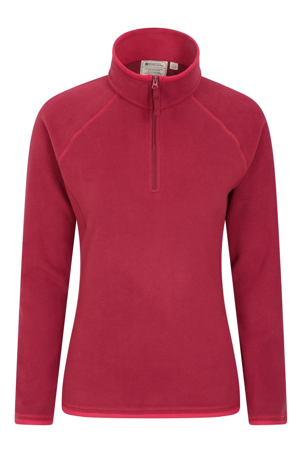 Purple Montana Half Zip Fleece Top