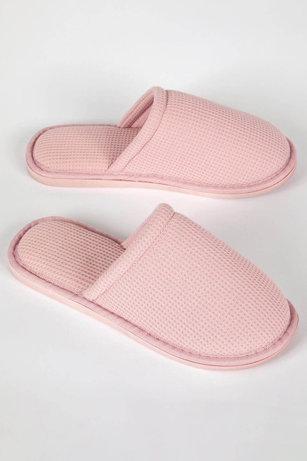 PINK Waffle Mule Slipper, Image 3 of 4