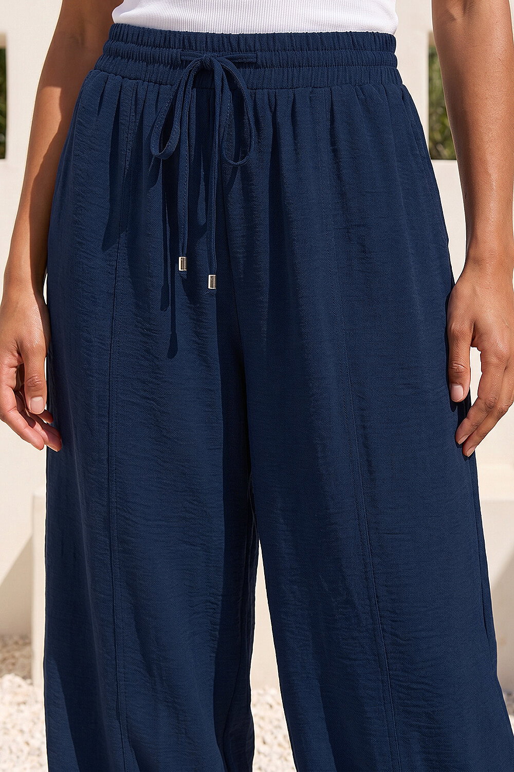 Navy Air Flow Barrel Trouser, Image 5 of 4