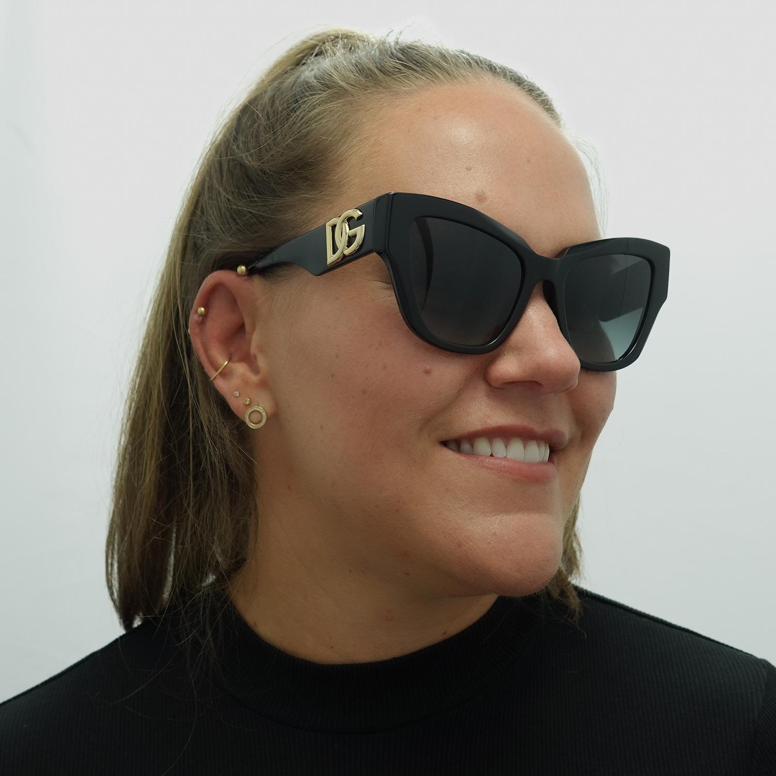 Black Dolce and Gabbana Black Cat Eye Black Grey Gradient DG4404, Image 6 of 6