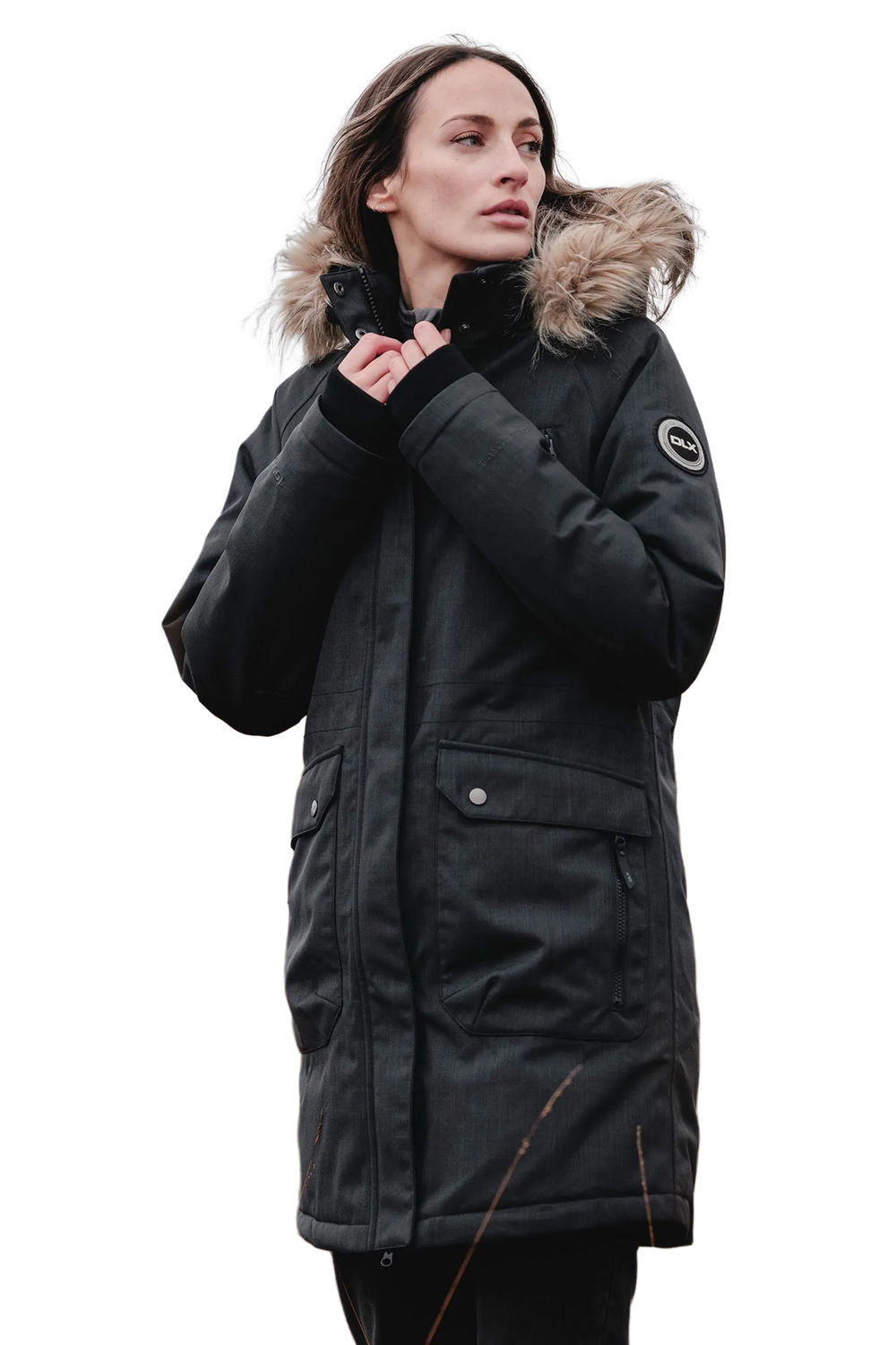 Black Trespass Black Dana Down Jacket, Image 5 of 5