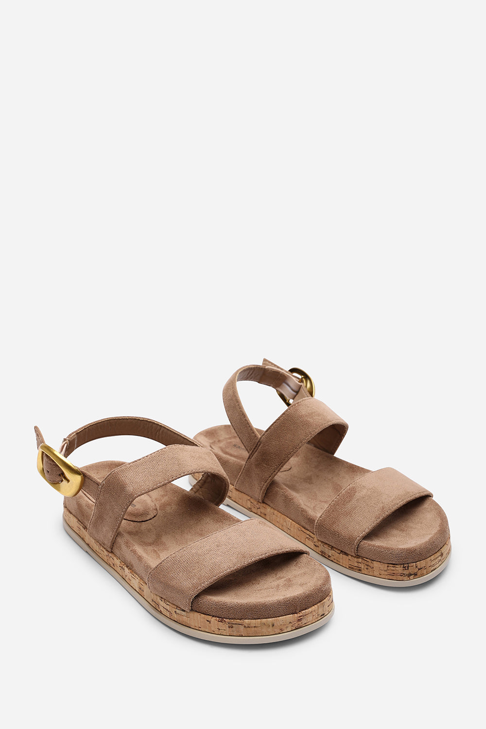 Camel Banyan Double Strap Flatform Sandal, Image 4 of 7