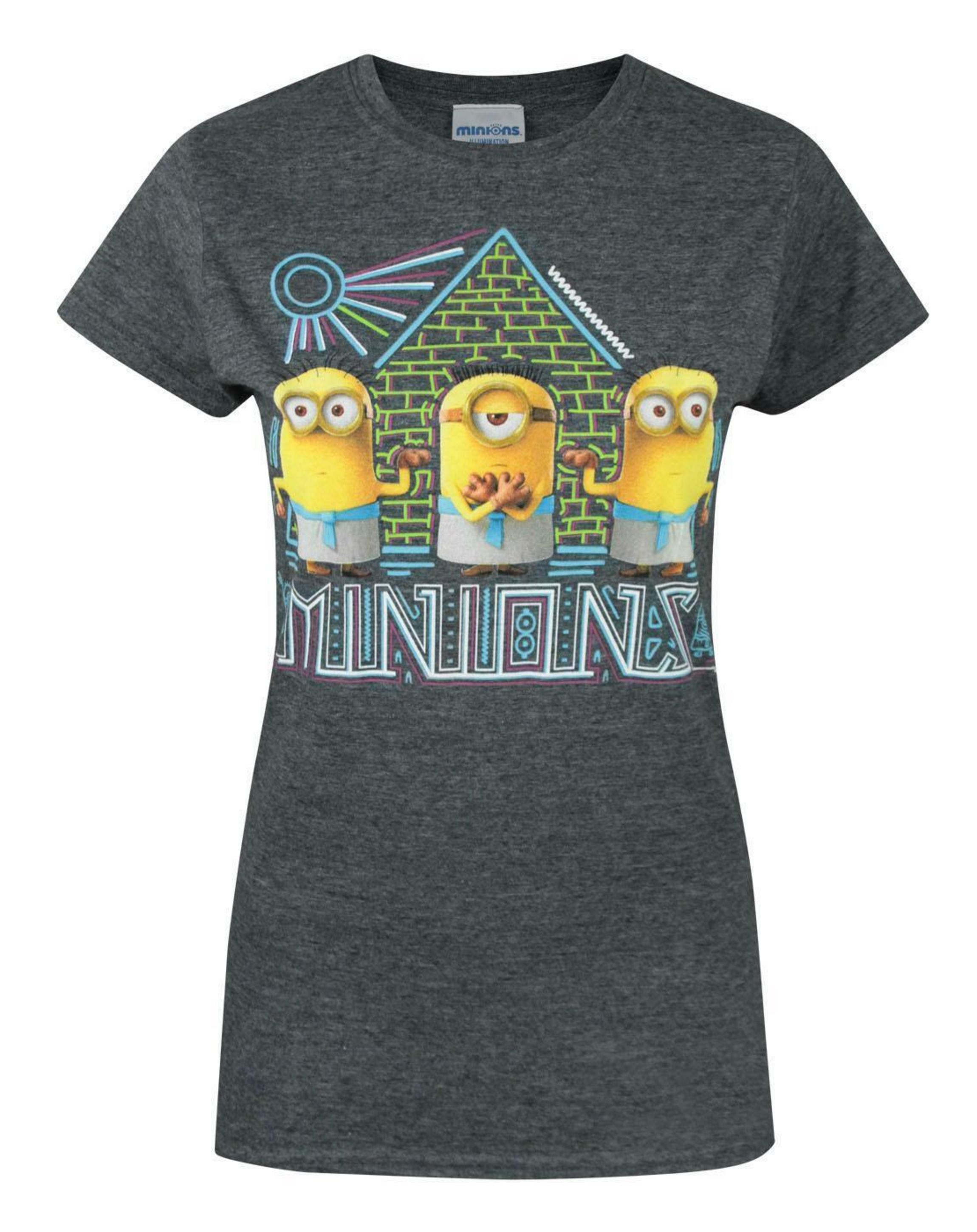 Charcoal Minions Egyptian Women's T-Shirt, Image 4 of 6