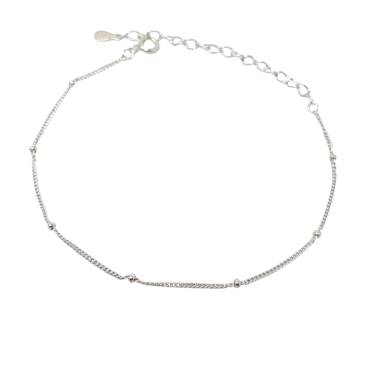 Silver Silver Dainty Satellite Chain Stacking Bracelet, Image 1 of 1