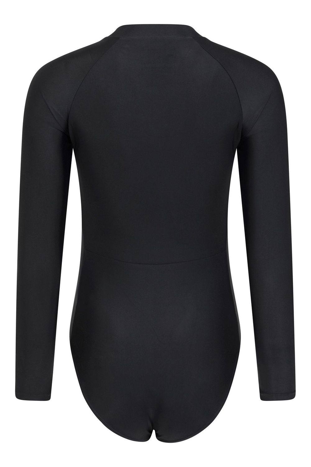 Black Surfer Long Sleeved One Piece Swimsuit, Image 2 of 4