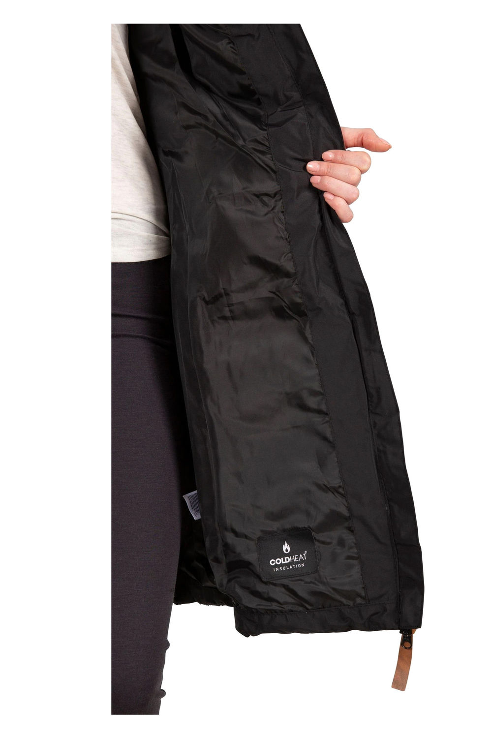 Black Trespass Black Audrey Padded Jacket, Image 4 of 6