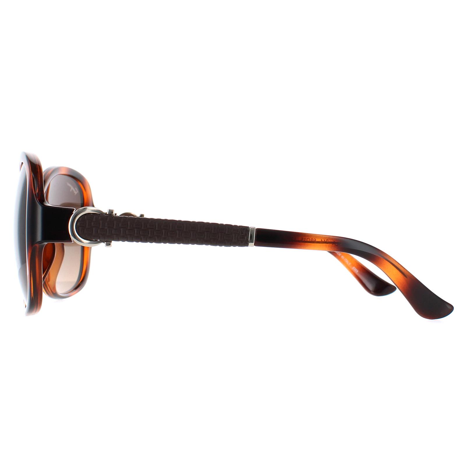 Brown Salvatore Ferragamo Brown Butterfly Tortoise Brown Gradient SF744SLA, Image 3 of 4