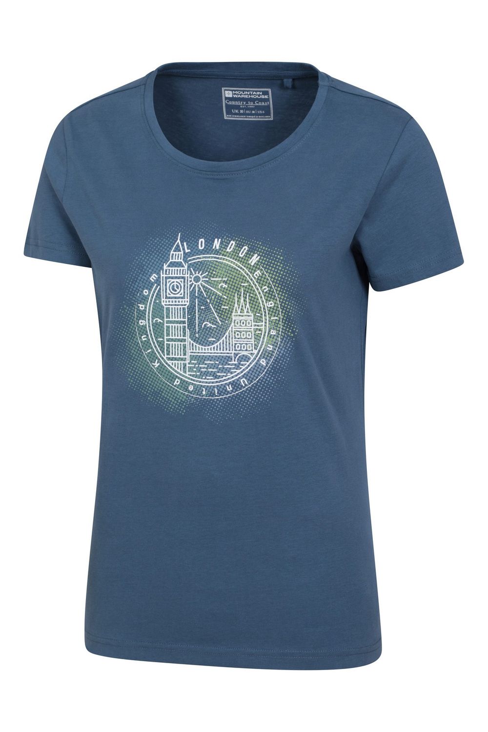 Navy London Short Sleeved TShirt, Image 4 of 4