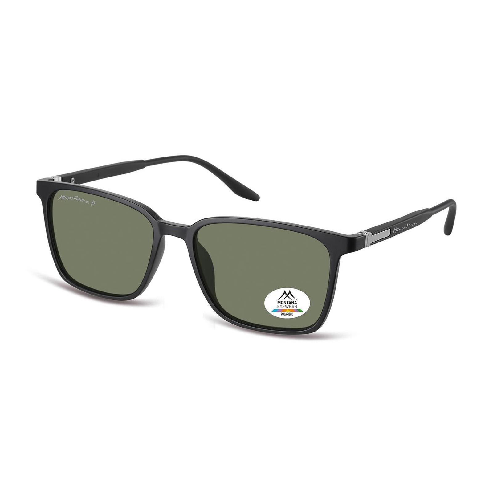 Black Square Matte Black G-15 Green Polarized MP186, Image 2 of 3