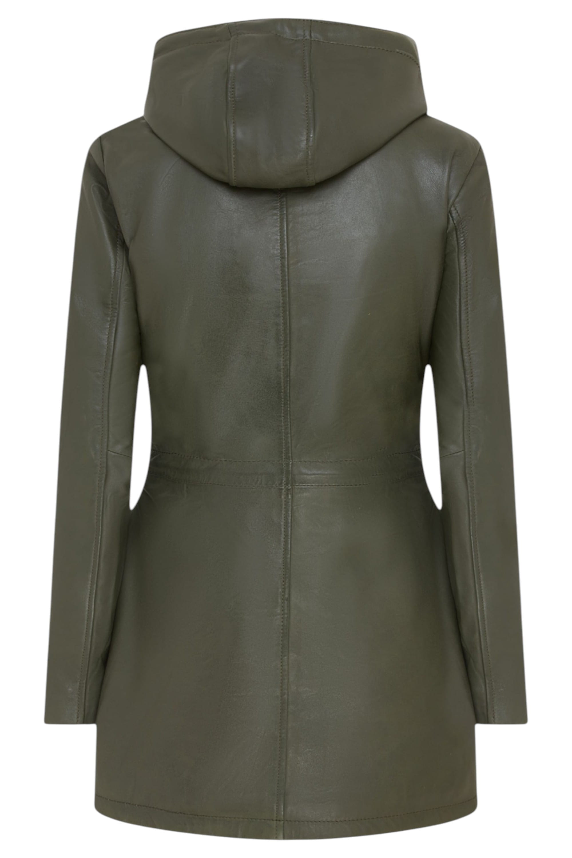Green Hooded Parka Jacket-Oakengates, Image 5 of 5