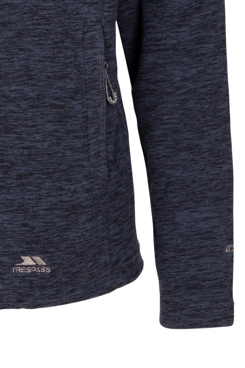 Navy Trespass Navy Reply AT200 Fleece Jacket, Image 3 of 5