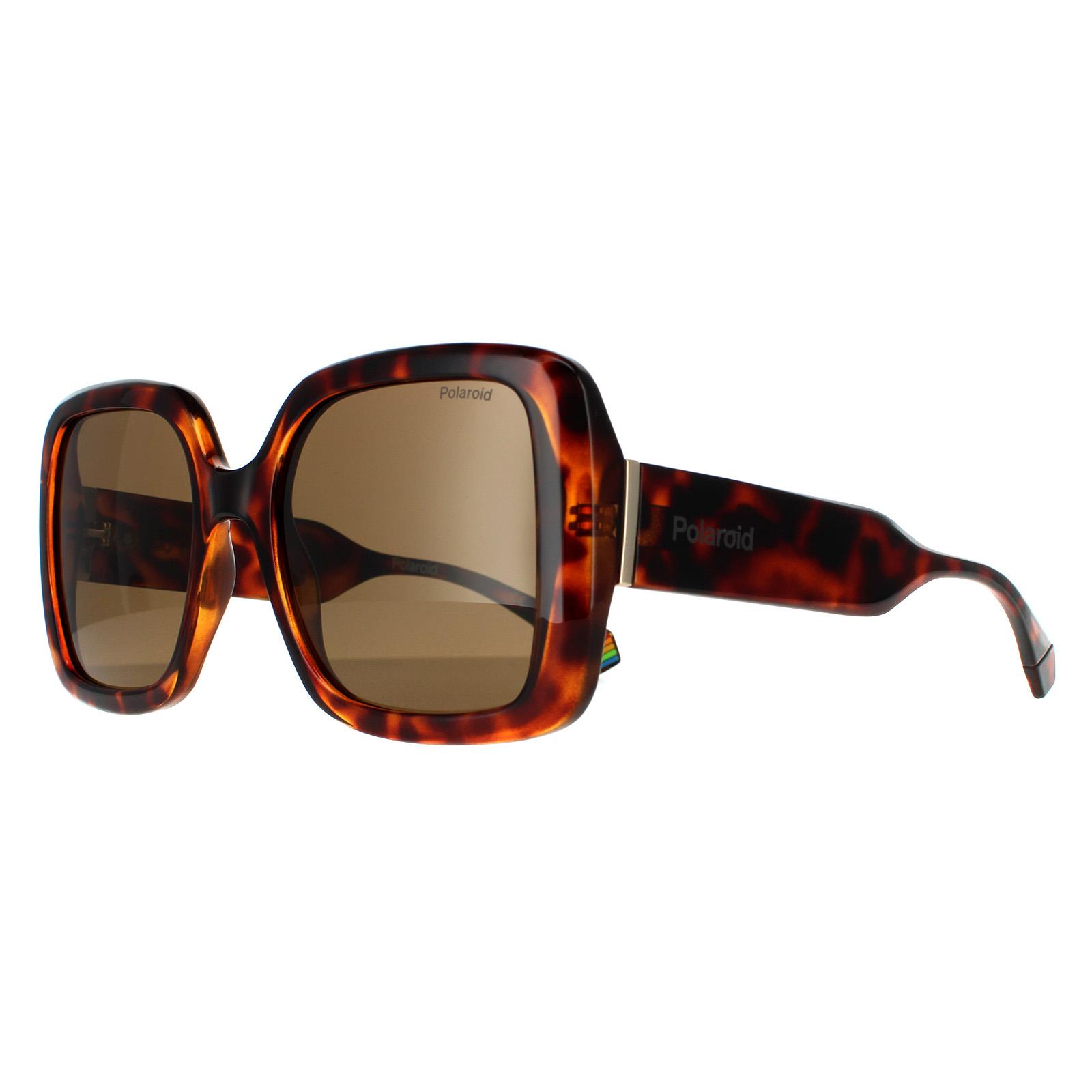 Brown Square Dark Havana Bronze Polarized Sunglasses, Image 2 of 4