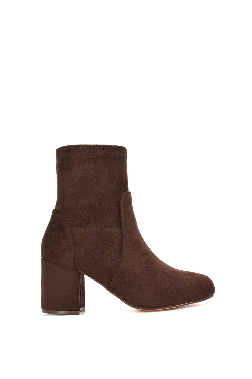 Black 'Rogue' Mid Block Heeled Ankle Booties