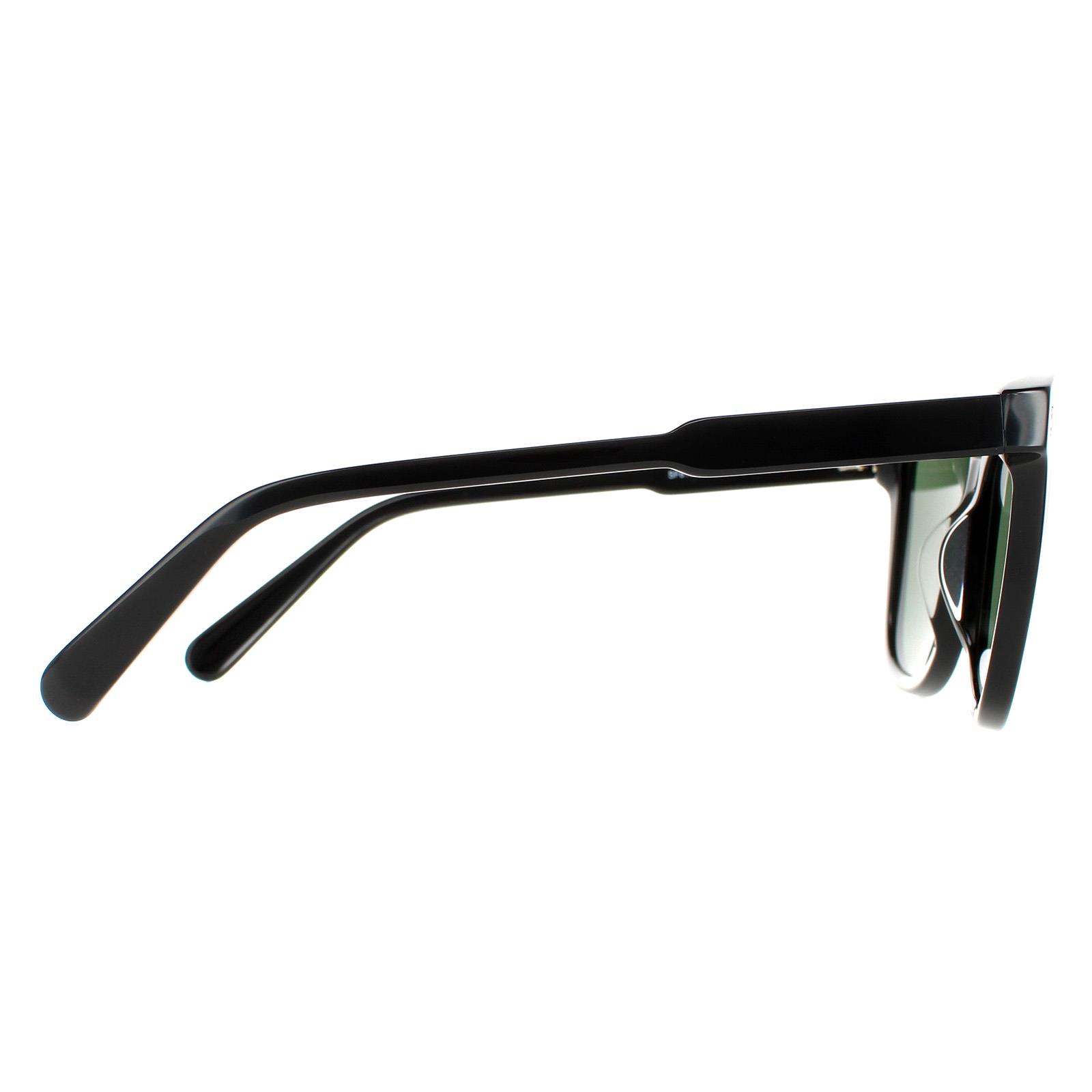Black Salvatore Ferragamo Black Square Black Green SF815S, Image 4 of 4