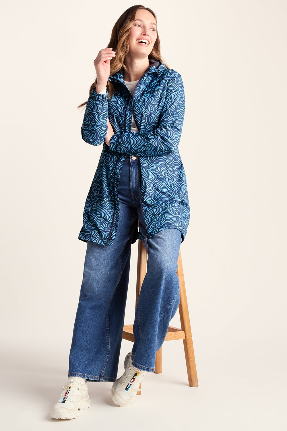 Blue Kilnsey Waterproof Jacket, Image 2 of 4