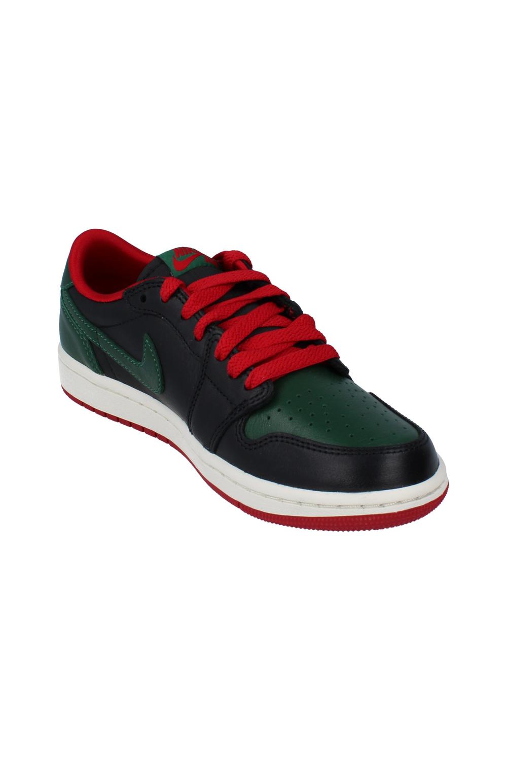 Black Nike Womens Air Jordan 1 Retro Low Og Trainers, Image 5 of 6